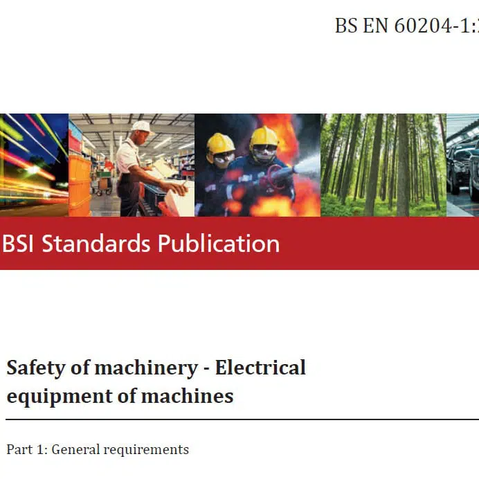 Updated machinery safety standard BS EN 6020412018 Updated machinery safety standard BS EN 6020412018