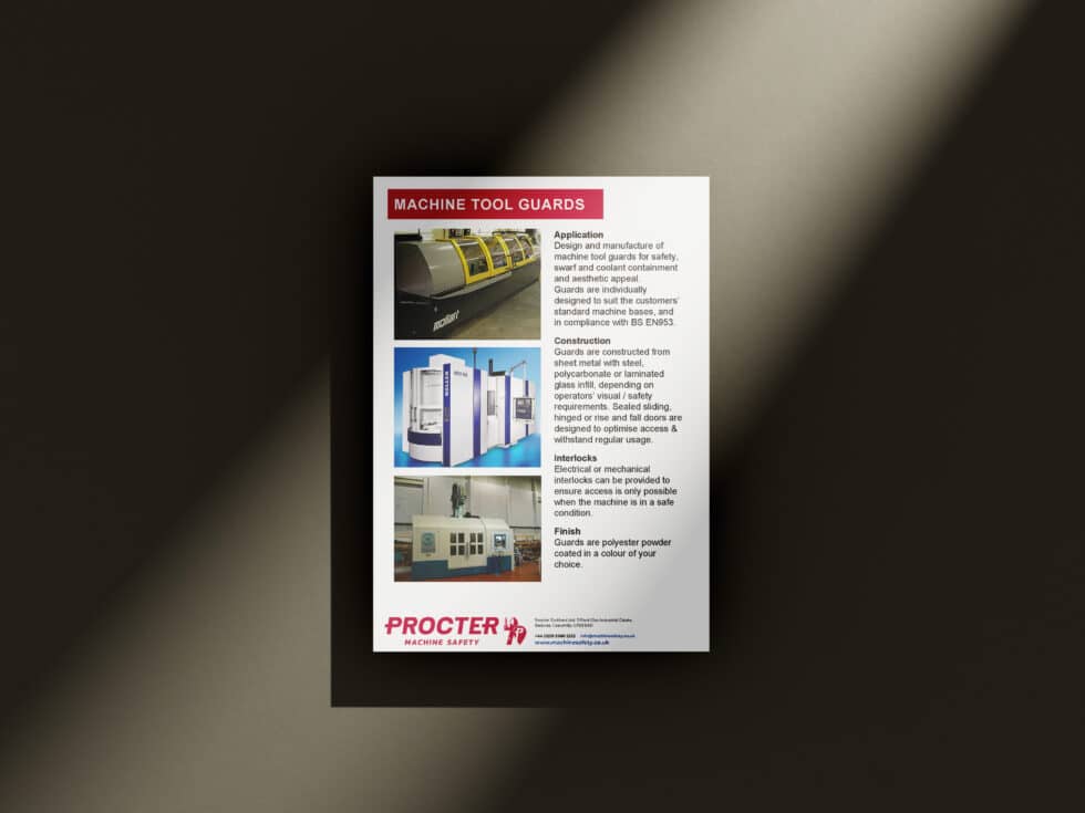 Machine Tool Guards - Procter Machine Safety