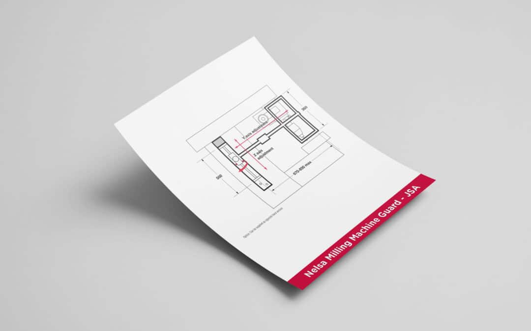 Milling Machine Guards JSA Drawing
