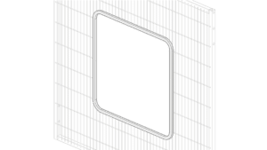 Procter ImpactGuard Rubber Profile for Finishing Panel Cutouts